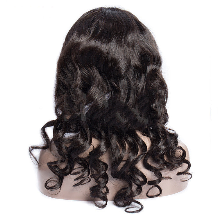Loose Wave Human Hair Lace Front Wig Full Lace Wig - Natural Style, Long Hair