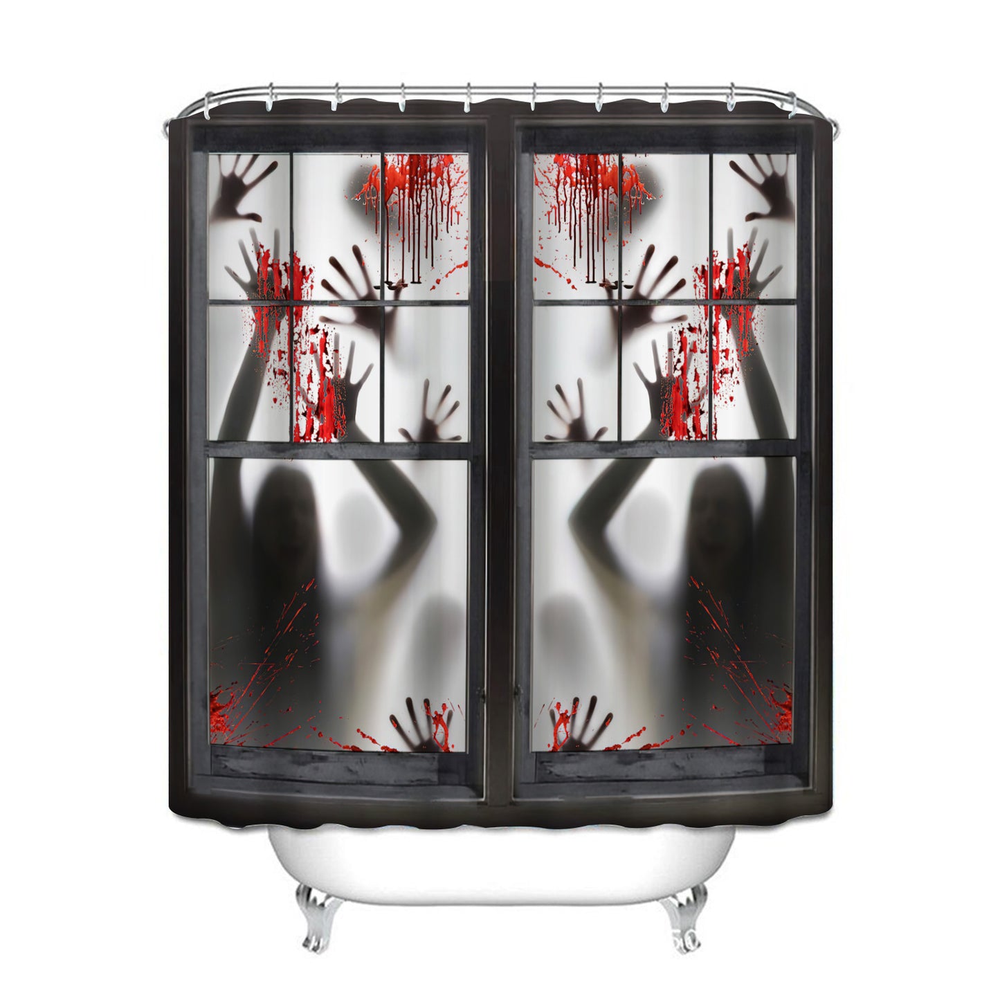 Waterproof Shower Curtain with Mildew Resistance - Cross Border North