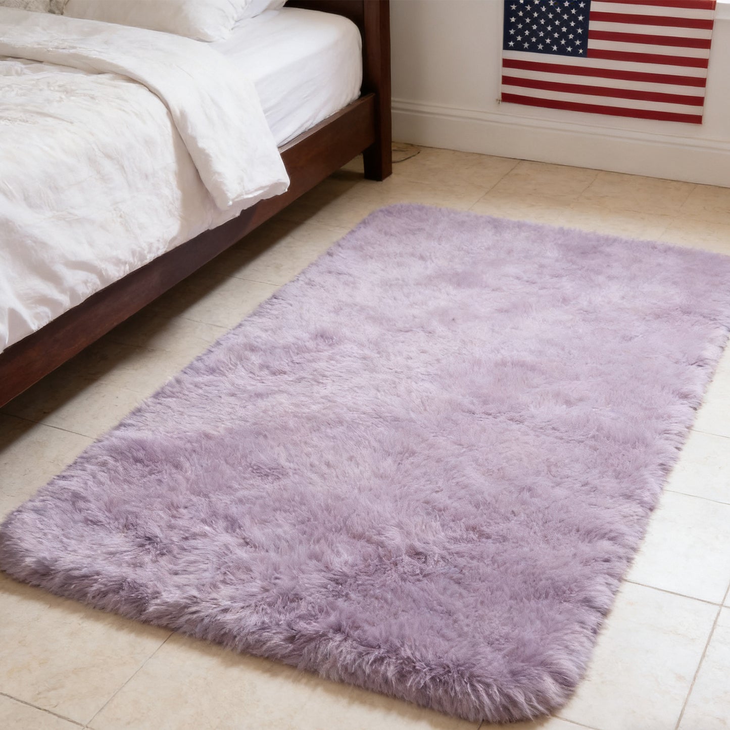Light Purple Bathmat - Soft and Absorbent Bathroom Rug