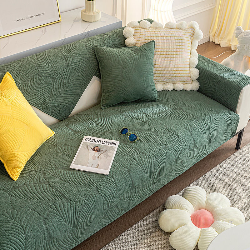 Simple Nordic Cotton Sofa Cushion Cover Non-Slip Four Seasons Home Decor