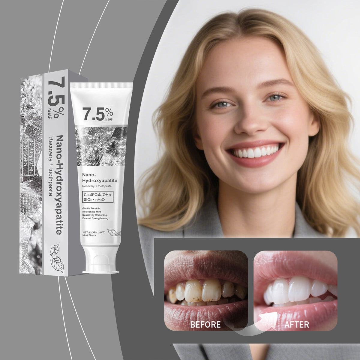 Bright White Stain Removing Toothpaste 120g