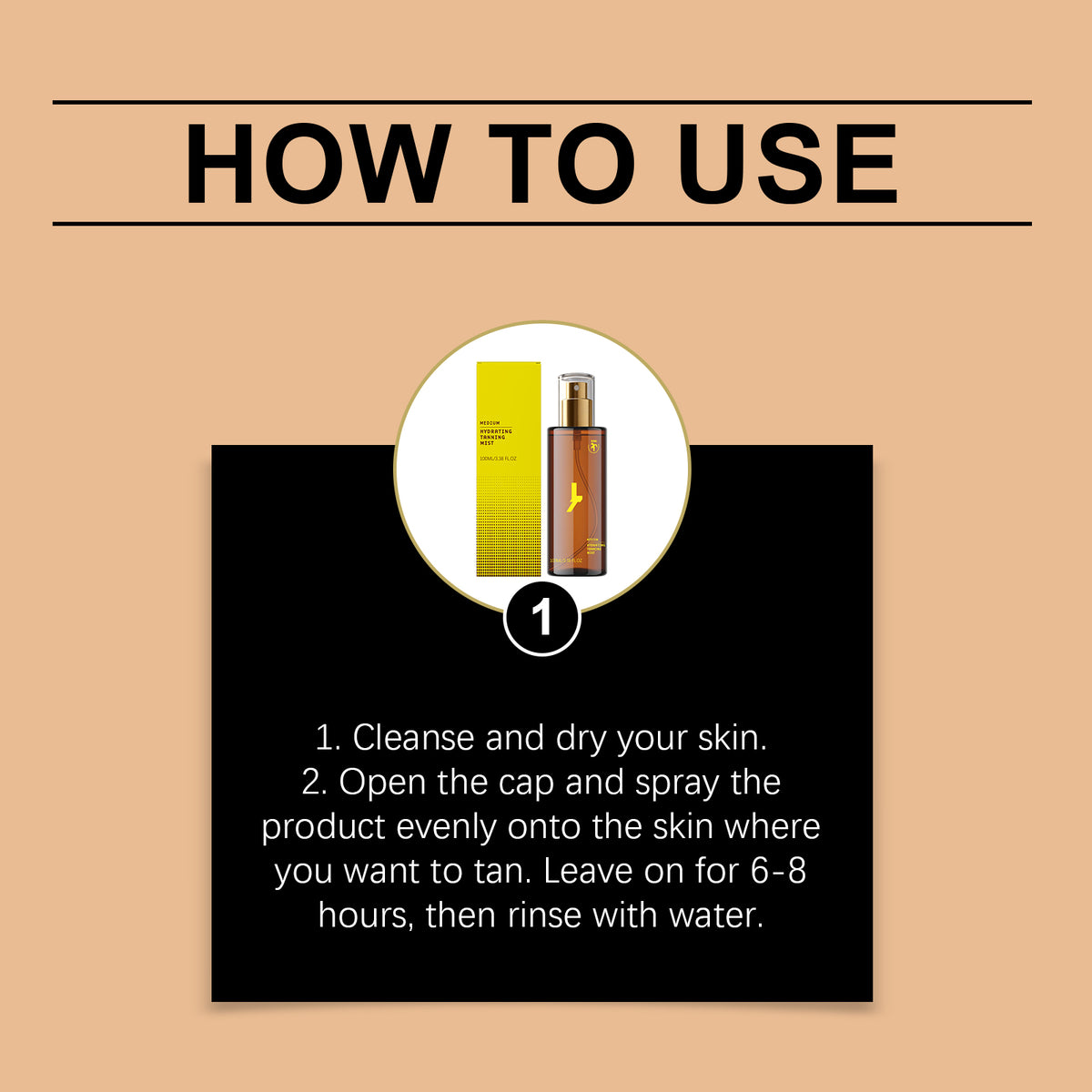 Moisturizing & Blackening Body Spray 100ml