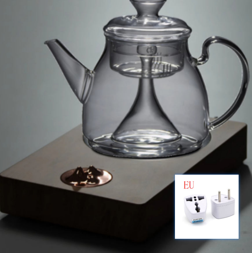 Large Capacity Glass Steam Teapot for Home Brewing - 1.5L