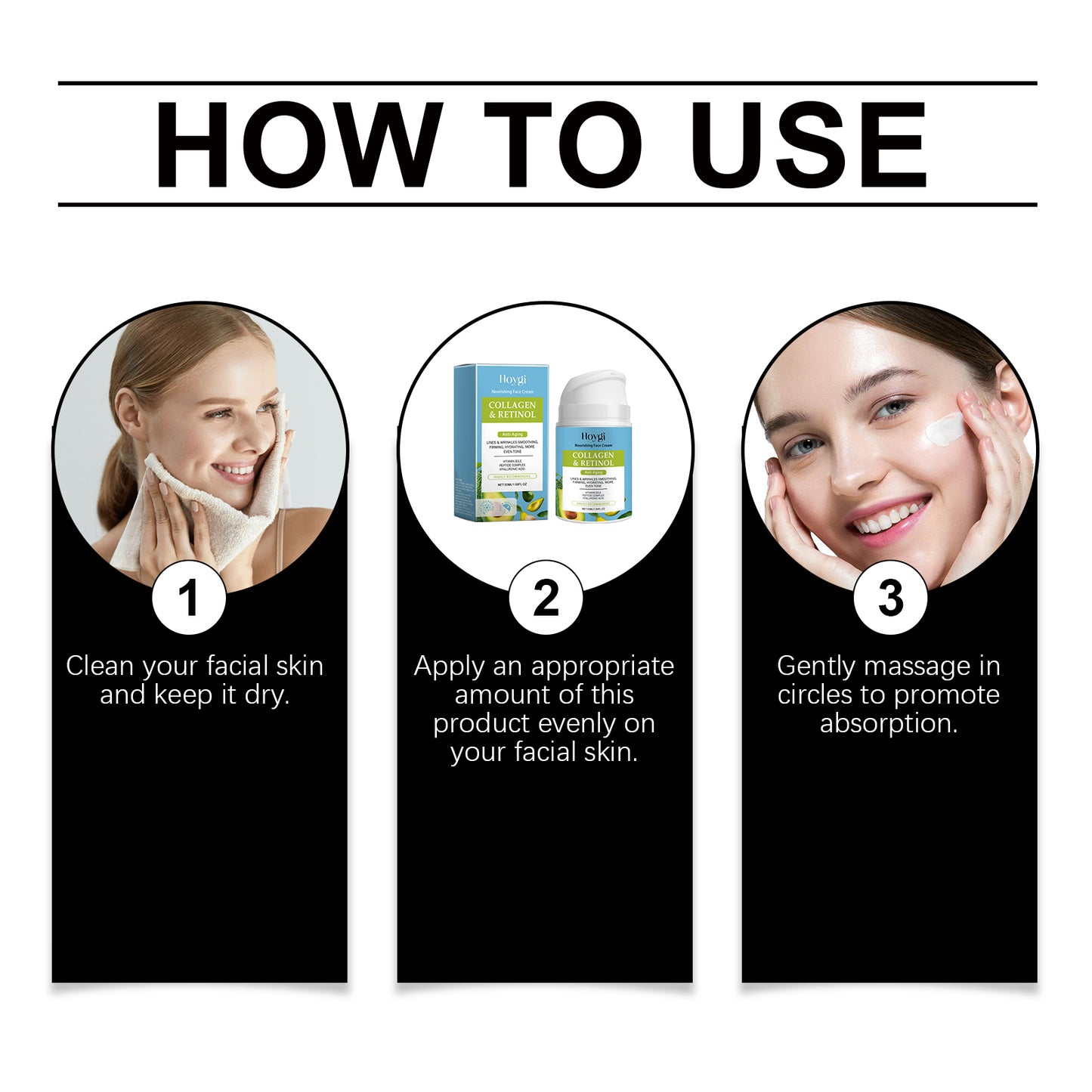 Collagen Facial Moisturizer with Hyaluronic Acid & Avocado Oil - 50ml