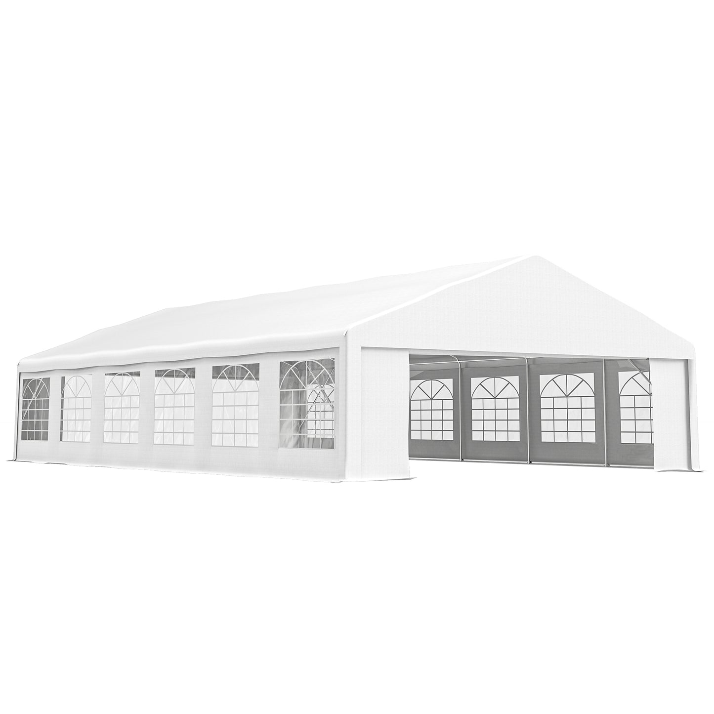Large 23' x 39' Outdoor Carport Canopy Tent with Sidewalls