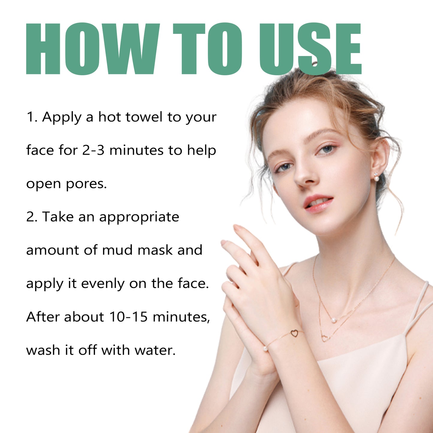 Green Tea Deep Cleansing Mud Mask - Blackhead Removing & Hydrating Facial Care