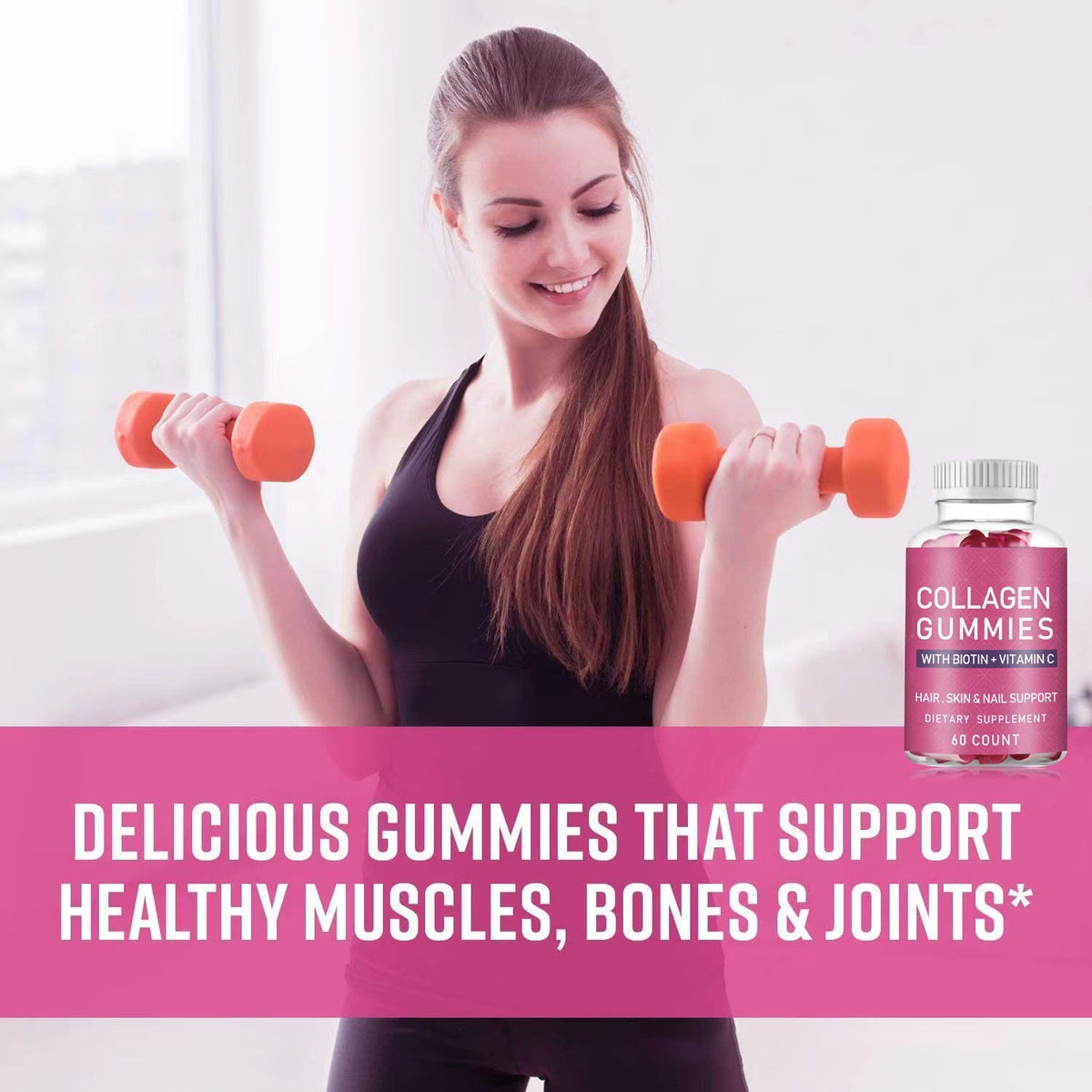 Collagen Gummies - Soft Candy, 60 Capsules