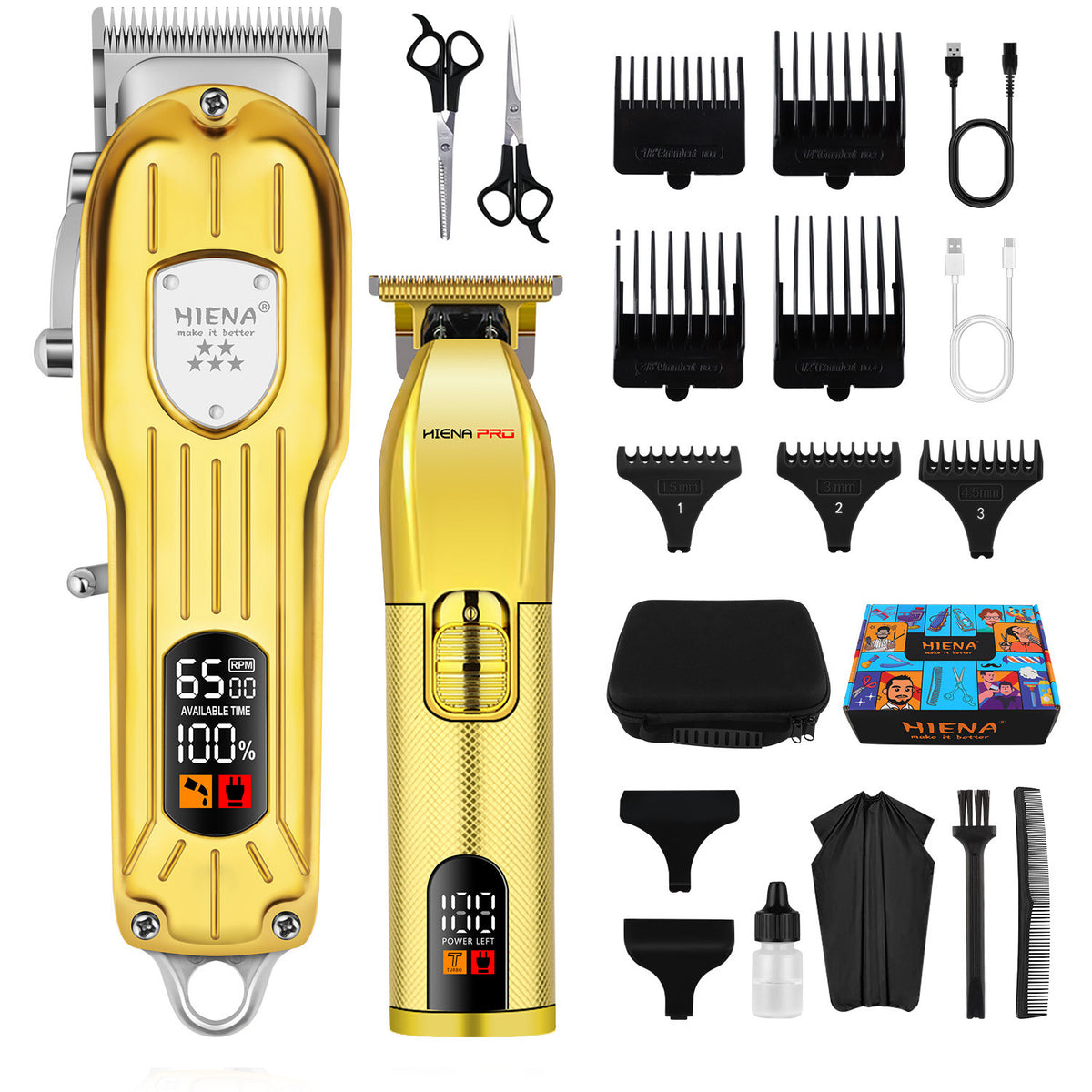 Digital Display Electric Rechargeable Hair Clipper