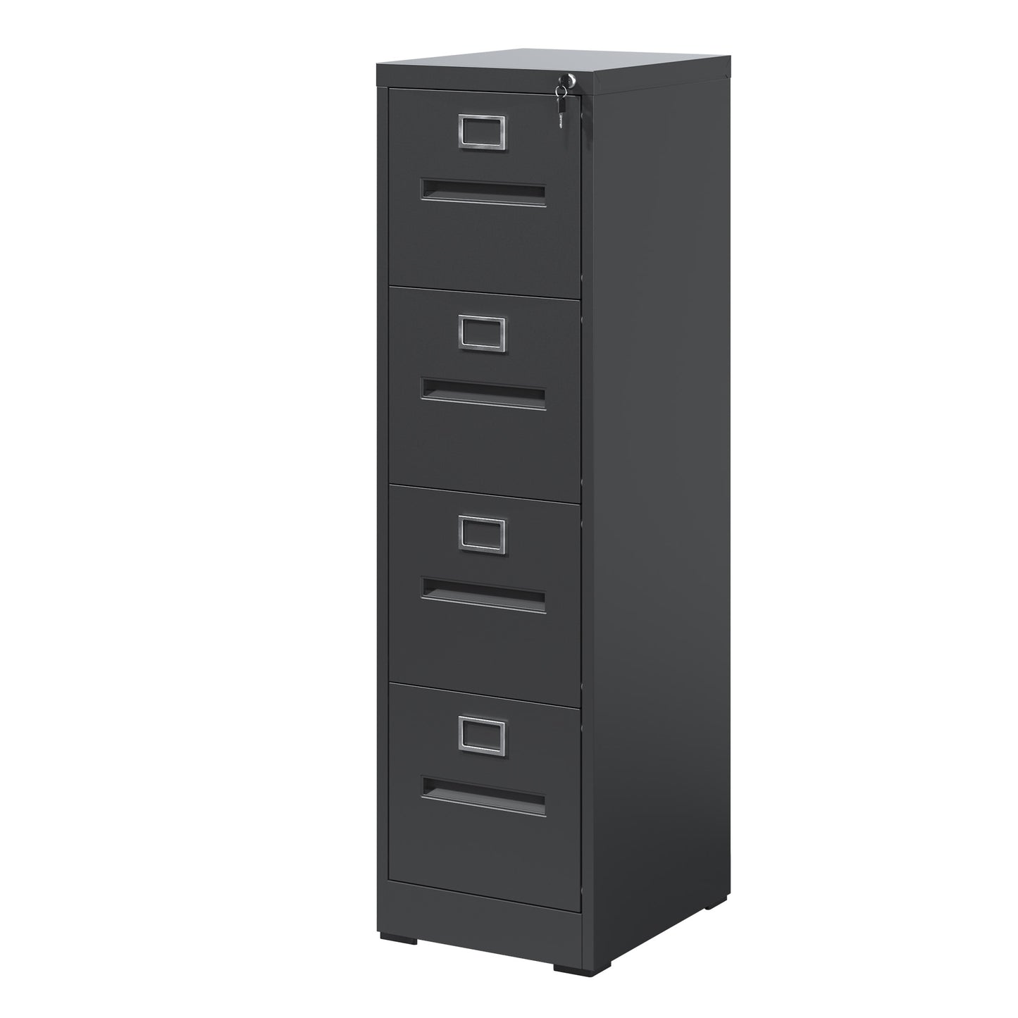 4 Drawer File Cabinet With Lock Metal Vertical Office Home, A4 Legal
