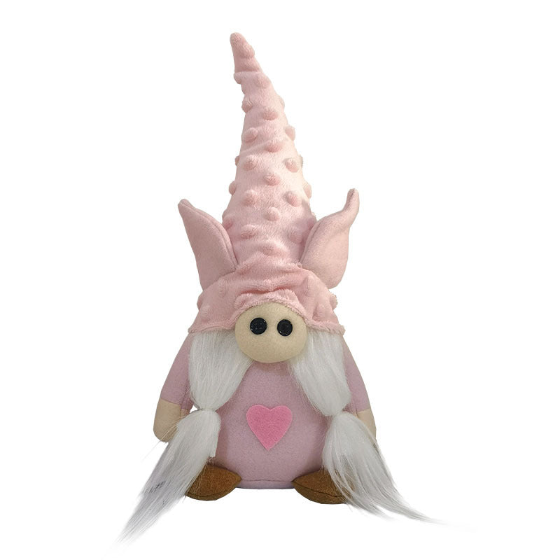 Valentine's Day Plush Dwarf Piglet Love Doll - 32x14.5cm Cute Decor