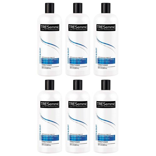 Tresemme Conditioner, Smooth and Silky, 28 Ounce (Pack of 6)