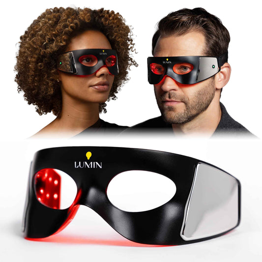 Luminator LED Eye Mask for Men and Women Skincare - Anti-Aging, Boost Collagen, Reduce Dark Circles & Wrinkles, Red Light Therapy for Under-Eye Treatment & Rejuvenation - Only 3 Minutes a Day