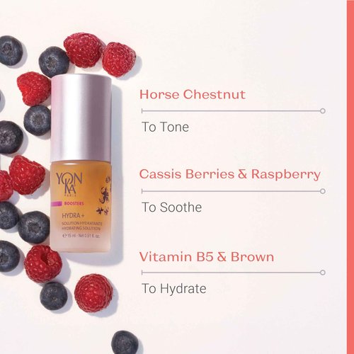 Yon-Ka Booster Hydra Plus | Deeply Hydrating Recovery Concentrate | Treat Seasonal Dryness and Prevent Breakouts | With Vitamin C and Brown Algae | Paraben-Free | 0.51 fl oz