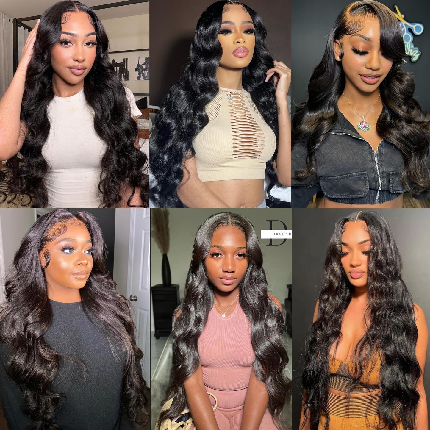 13x6 HD Frontal Wig 250 Density HD Lace Front Wigs Human Hair Pre Plucked with Baby Hair Brazilian Virgin Hair Glueless Body Wave Wig 24 Inch Transparent Lace Front Wigs Human Hair Natural Black