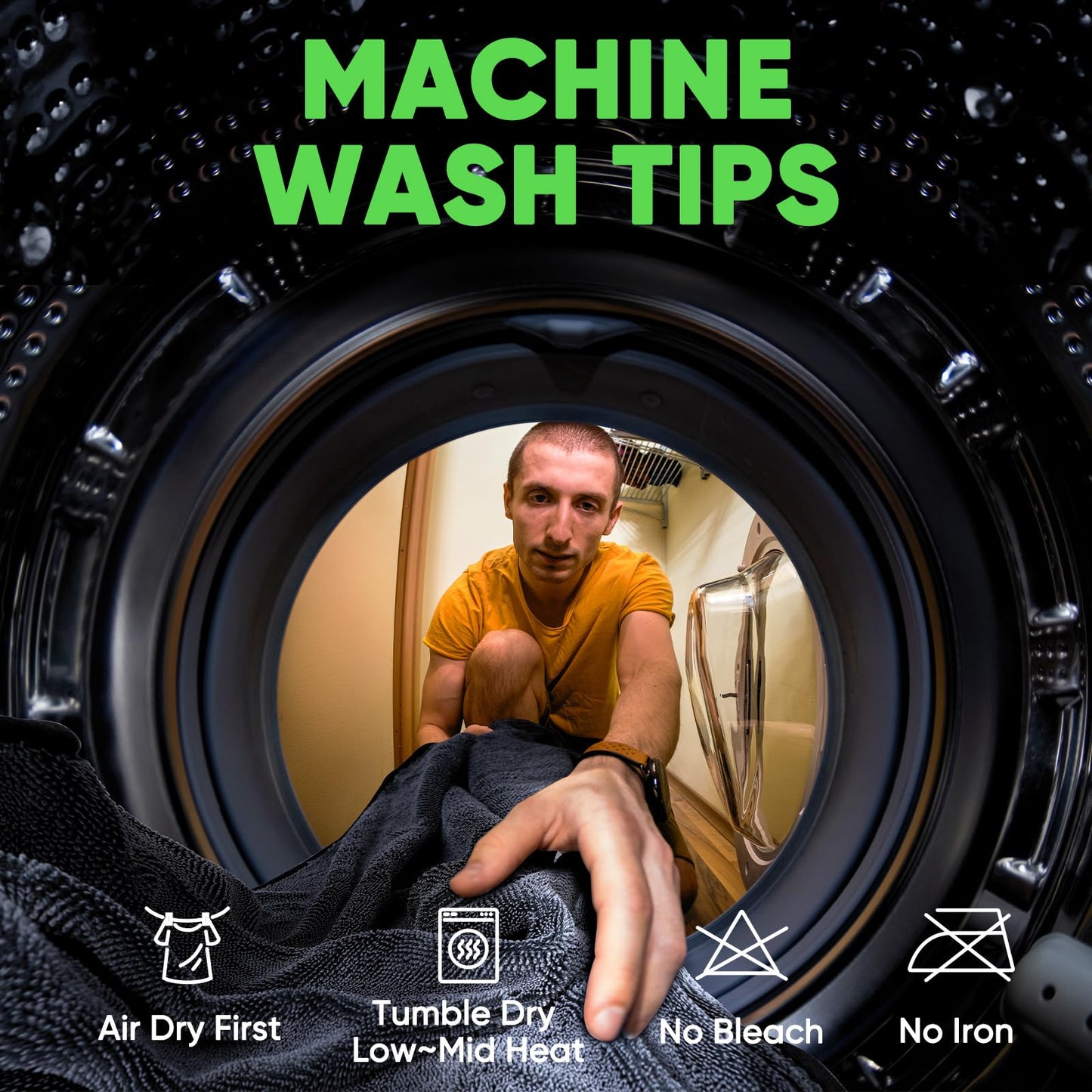 KKV 2-Pack Microfiber Towels (35"x 24") Extra Large Ultra Absorbent Drying Towel for Cars and Trucks, Without Streaks, Scratches, or Water Spots