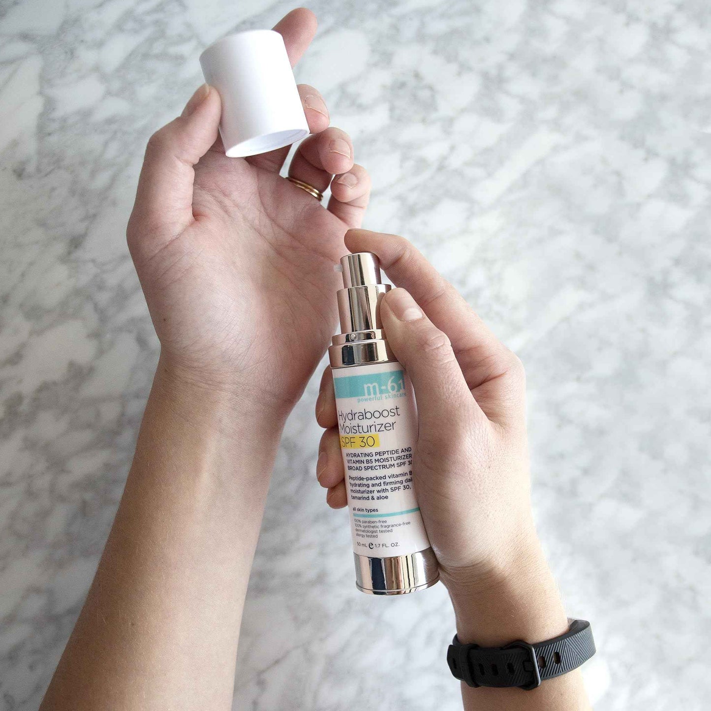 m-61 Hydraboost Moisturizer SPF 30 | Unscented, Lightweight Daily Moisturizer With SPF 30 and Hyaluronic Acid, Vitamin B5, Vitamin E, 1.7 Fl Oz