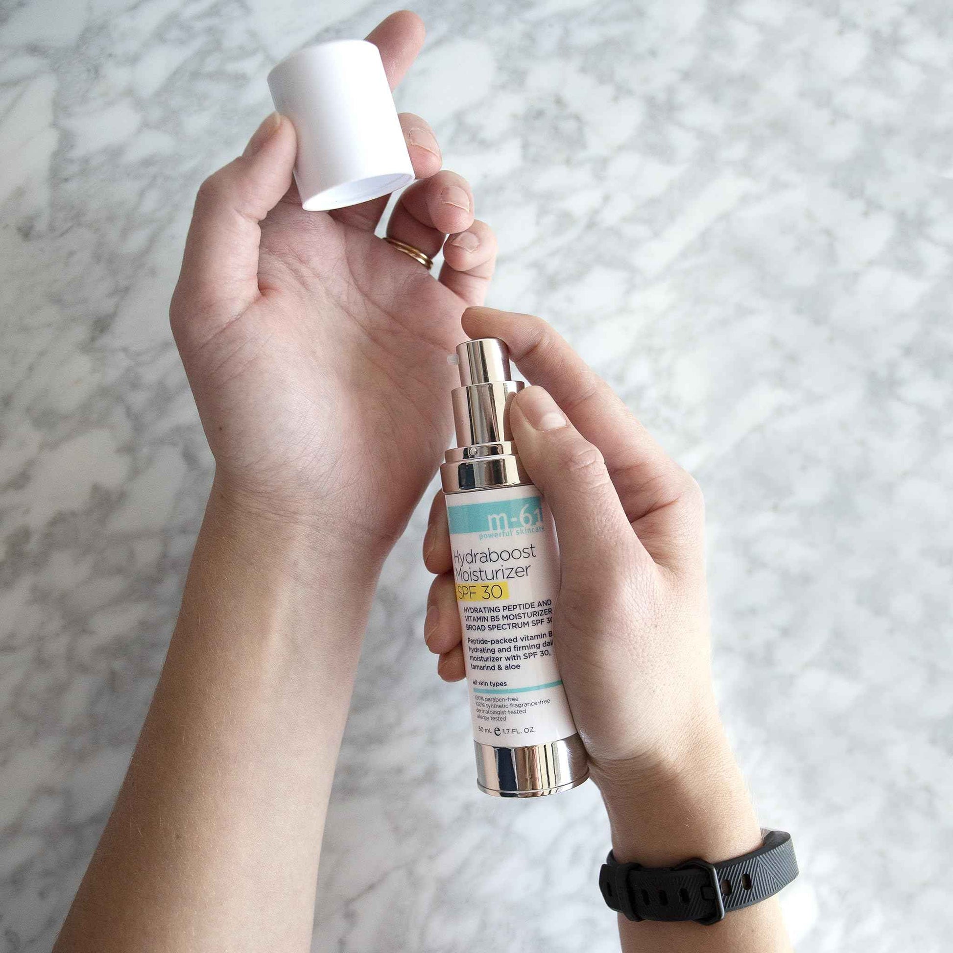 m-61 Hydraboost Moisturizer SPF 30 | Unscented, Lightweight Daily Moisturizer With SPF 30 and Hyaluronic Acid, Vitamin B5, Vitamin E, 1.7 Fl Oz