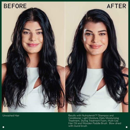Aveda Nutriplenish Shampoo Light Moisture | Superfood Shampoo for Dry Hair | Organic Pomegranate Oil, Coconut Oil, Mango Butter | 94% Naturally Derived*, 33.8 Fl Oz