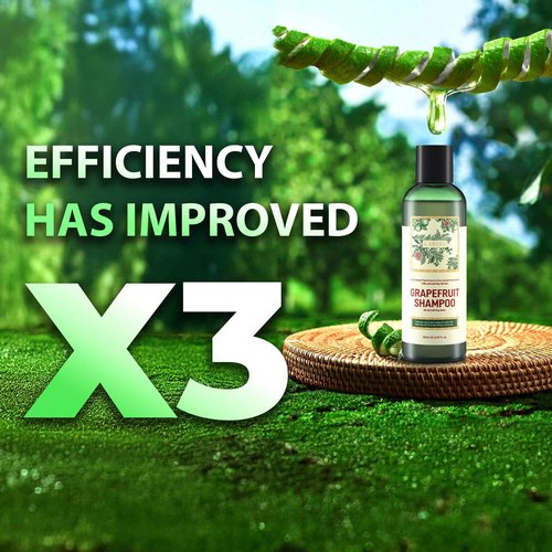 ABERA Folliculitis BHA Shower Gel, High-Performance Folliculitis Body Wash, Wild Bitter Melon Extract, Reduces Bacne & Hyperkeratosis, 3 Boxes + Gifts Combo Grapefruit Hair Regrowth Serum & Shampoo