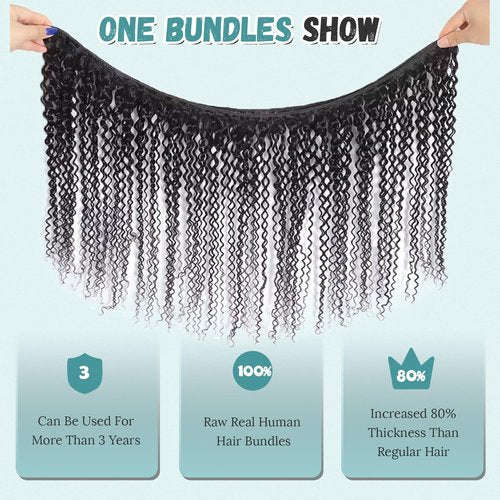 Water Wave Bundles Human Hair Burmese Curly Human Hair Double Weft Wet and Wavy 15A Unprocessed 100% Pure Protein Brazilian Hair for Black Women 26 Inch Natural Color 85G