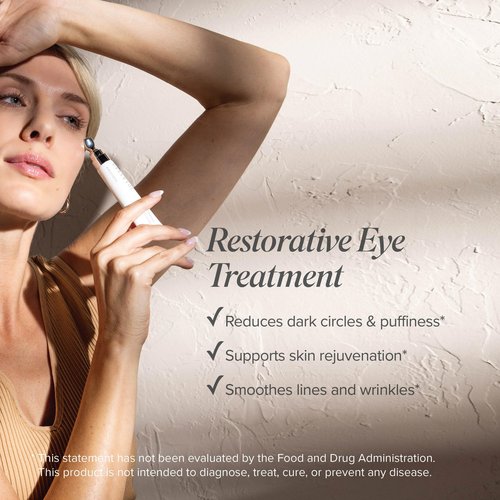 Celletoi® Restorative Eye Treatment - Vegan, Cruelty Free - Visibly Reduces Signs of Aging, Smooths Lines and Wrinkles - Diminishes Dark Circles and Puffiness - Leaping Bunny Certified - 0.5 fl oz