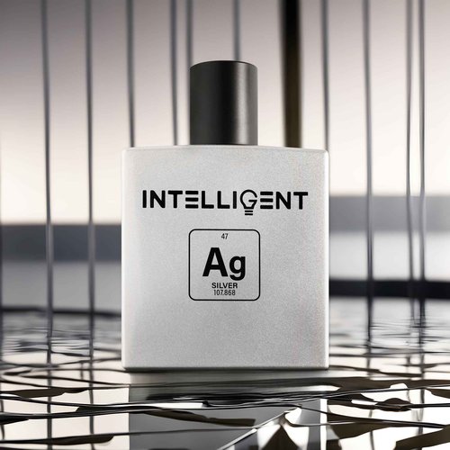 Intelligent Silver Eau de Parfum | Cologne for Men | Clean, Collected, and Sophisticated | 3.4 Fl Oz (100 mL)