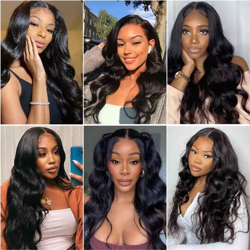 Brazilian Body Wave Virgin with Lace Closure(14 16 18 with12 Closure) Human Hair Unprocessed Hair with Closure 4X4 Lace Natural Black Hair