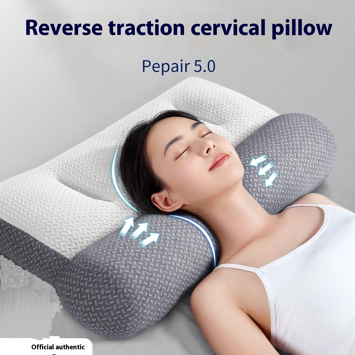 Adjustable Cervical Pillow for Neck Support and Traction - Hot Compress & Massage Variants