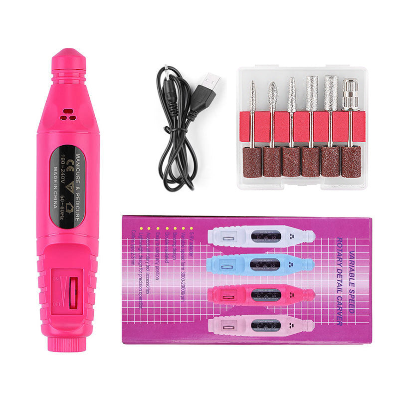 Portable USB Nail Polisher Machine - 20000 Speed