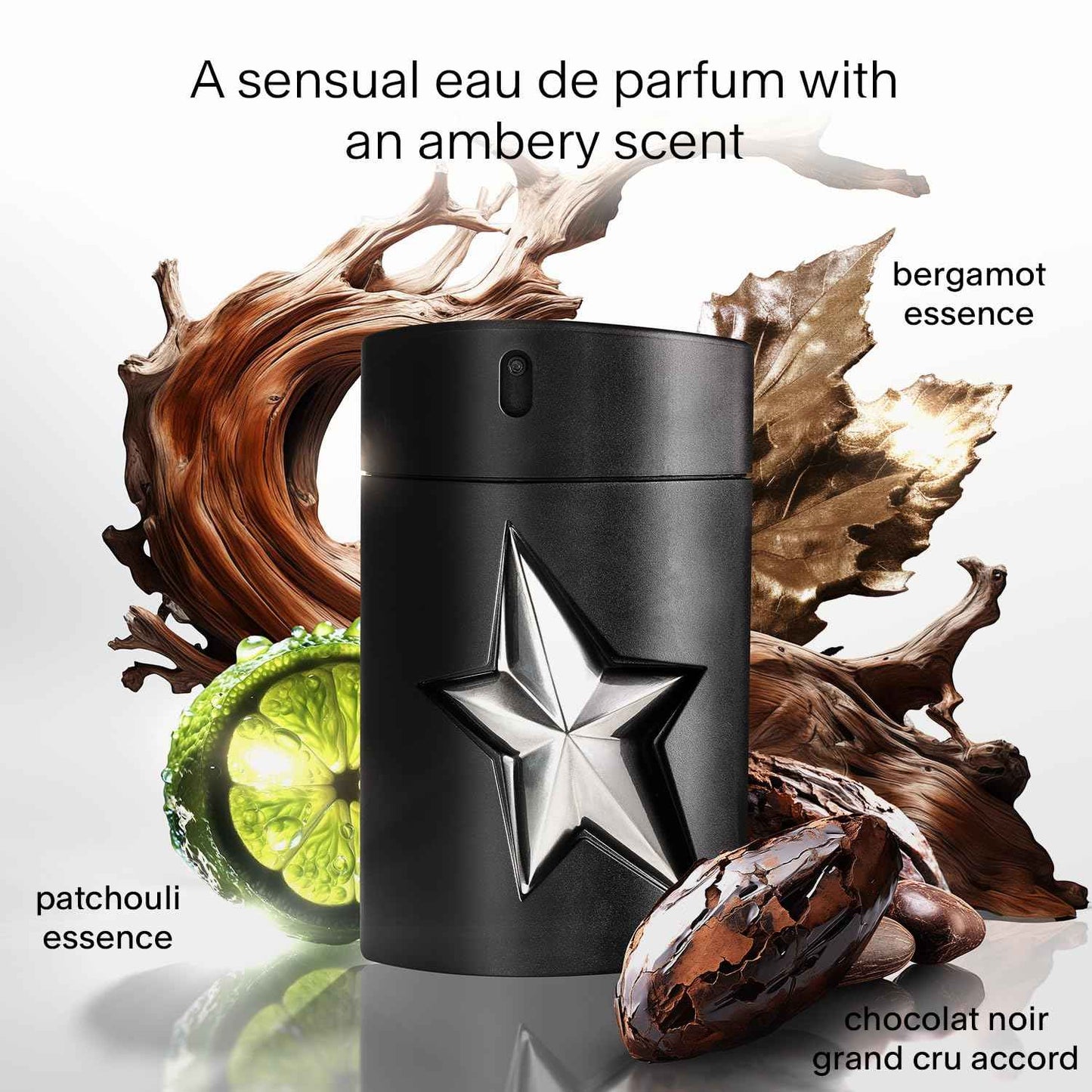 Mugler A*Men Fantasm - Eau de Parfum - Mens Cologne - With Citrus, Cocoa Accord, & Patchouili - Long Lasting Fragrance - 3.3 Fl Oz