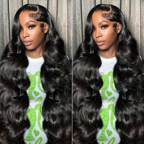 VRBest Body Wave Glueless Wear and Go Wigs Human Hair Pre Cut PrePlucked 5x5 Hd Lace Closure Wigs Human Hair 180 Density Natural Blackcolor 30 inch