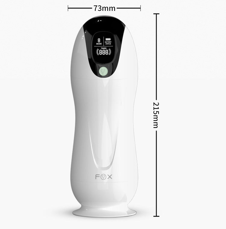 Interactive Airplane Cup Vibration Toy with Display Screen - White