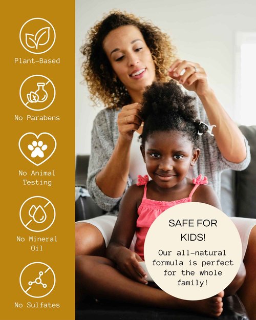 Righteous Roots Hair Oil for Hair Growth, Anti Frizz and Thickener (4 fl OZ, Pack of 2) - Best for Beard, Curly, Wavy and Natural Hair