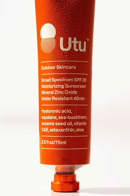 UTU - SPF30 Daily Moisturizer Mineral Sunscreen | Hyaluronic Acid, Squalane, Vitamin C+E | Clean, Reef Safe, Cruelty Free, Broad Spectrum (75 mL | 2.5 fl oz)
