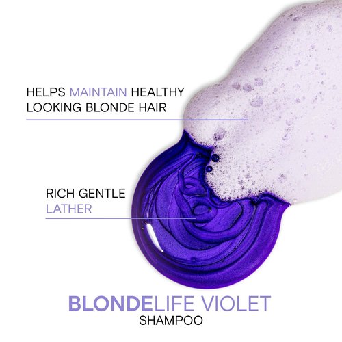 Joico Blonde Life Violet Shampoo and Conditioner | For Cool & Bright Blonde Hair | Neutralize Brassy Tones | Banish Yellow Tones | Boost Shine | Sulfate Free | With Monoi & Tamanu Oil