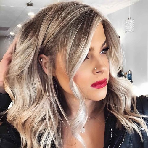 CIMITIKI Short Ash Blonde Wigs Highlight Platinum Color Ombre Silver Hair Bob Style 13x4 Lace Front Wig 14Inch Pre Plucked for Women Girls