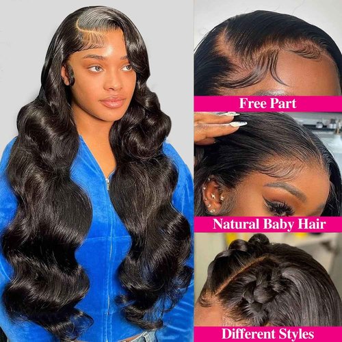 Body Wave Bundles With Closure Human Hair 20 22 24+18 Inch Human Hair Bundles With Closure Brazilian Virgin Body Wave 3 Bundle With 4x4 HD Lace Closure Free part