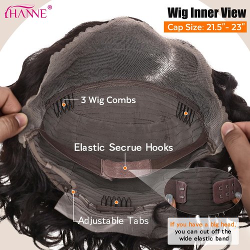 HANNE 12 Inch 13x4 Short Curly Human Hair Wigs 180% Density HD Lace Front Wig Glueless Wigs Human Hair Pre Plucked Pre Cut Curly Bob for Black Women