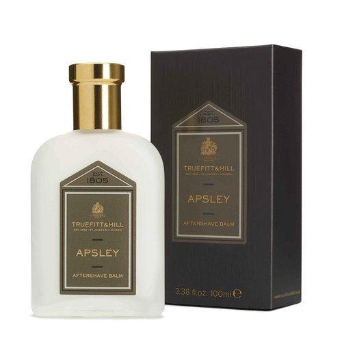 Truefitt & Hill Luxury Aftershave Balm - Apsley - Premium Soothing Moisturizer with Aloe Vera Extract - Ideal for Sensitive Skin, Razor Burn Relief, and a Silky Smooth Finish - 3.38 oz.