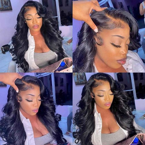 Nognut 30 Inch Body Wave Lace Front Wigs Human Hair 200 Density 13x6 Lace Front Wigs Human Hair Body Wave Glueless Wigs Pre Plucked Lace Wig