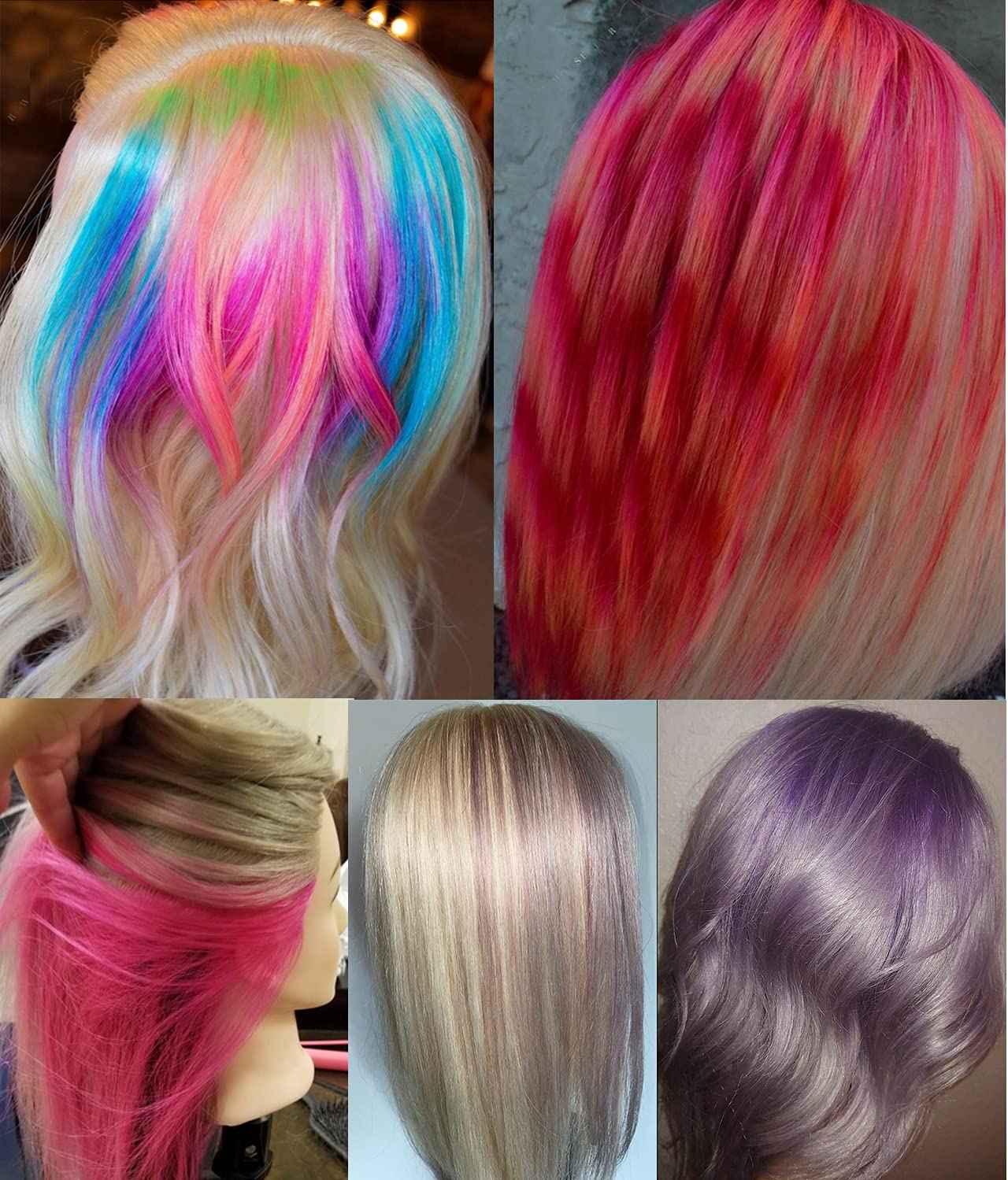 GEX 100% Human Hair Mannequin Head Blonde Training Practice Head for Styling Dying Cutting 613#Blonde (18”)