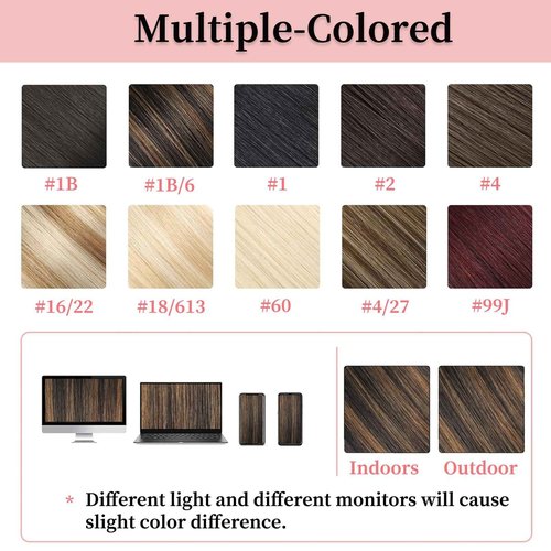 Clip in Hair Extensions Real Human Hair Clip in Extensions for Women Seamless Balayage Natural Black to Chestnut Brown Straight Remy 100% Human Clips ins Extension 8pcs Double Weft 18 inch 3.5oz/100g
