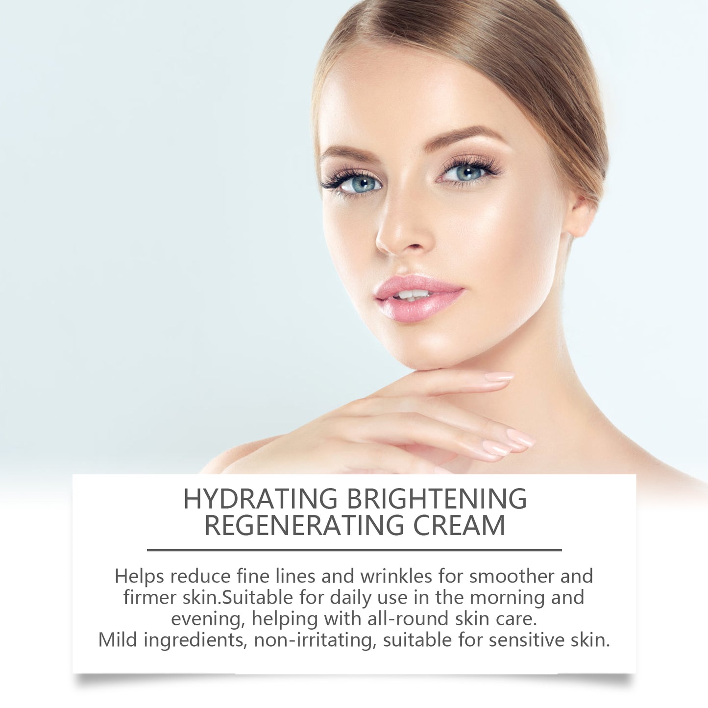 Firming Moisturizing Facial Cream with Aloe Vera & Peptide - 100g