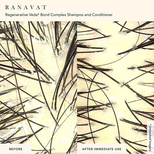 RANAVAT BOTANICS RANAVAT Regenerative Veda Bond Hair Shampoo & Conditioner Duo - Ayurvedic Haircare for Bond Repair, Hair Volume, Breakage Repair & Scalp Health - 2 Pieces