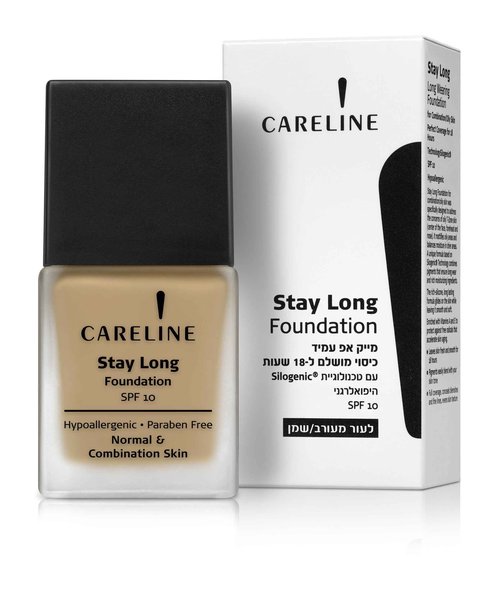 Careline Stay Long Make-up Spf10 Water Proof for 18hrs (602 Light Beige)