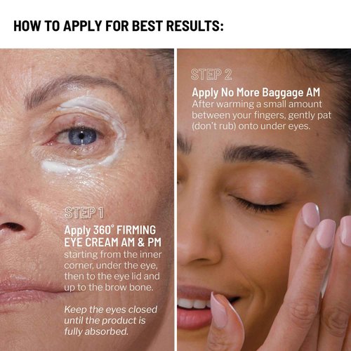 Dr. Brandt Truly Eye Opening Duo - Includes No More Baggage (0.5 oz) & 360° Firming Eye Cream (0.5 oz)