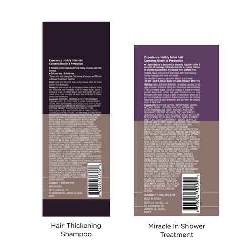 Dr. Groot Thicken & Smooth at Home and On The Go Bundle for Hair Loss, Korean Hair Care, With Biotin and Prebiotics, Clinically Proven to Improve Scalp Moisture