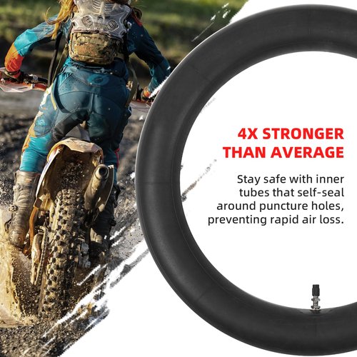 AR-PRO (2-Pack) 3.00/3.50-14 90/100-14 Dirt Bike Inner Tubes with TR4 Straight Valve, Replacement Heavy Duty Inner Tube for 3.50-14, 3.00-14, 80/100-14, 90/100-14 Dirt Pit Bike Tires