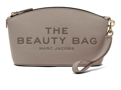 Marc Jacobs The Leather Beauty Bag, Cement