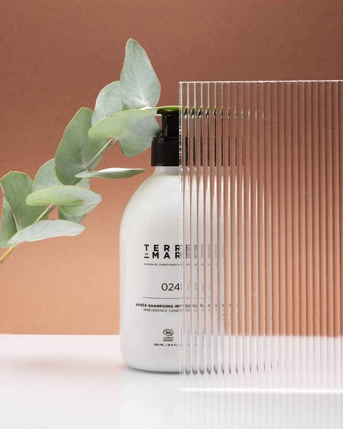 TERRE DE MARS Conditioner, Cosmos Organic Certified, Infused with Coffee extract, Shea Butter & Aloe vera, Vegan and Cruelty Free (16.9 Fl Oz)